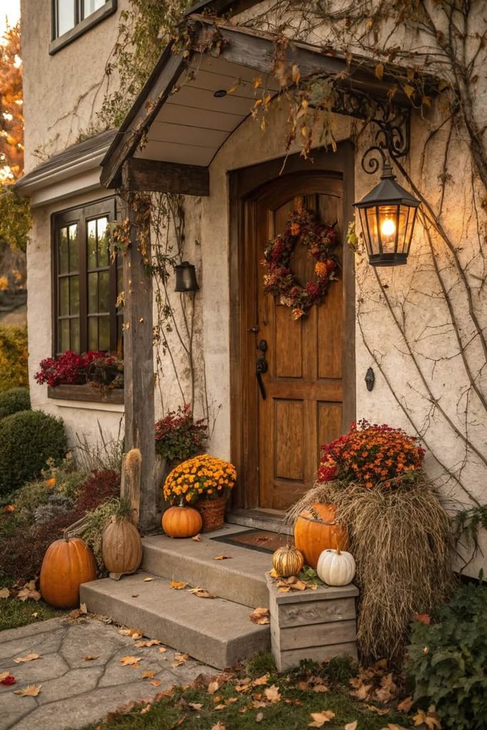 Rustic Autumn Doorway