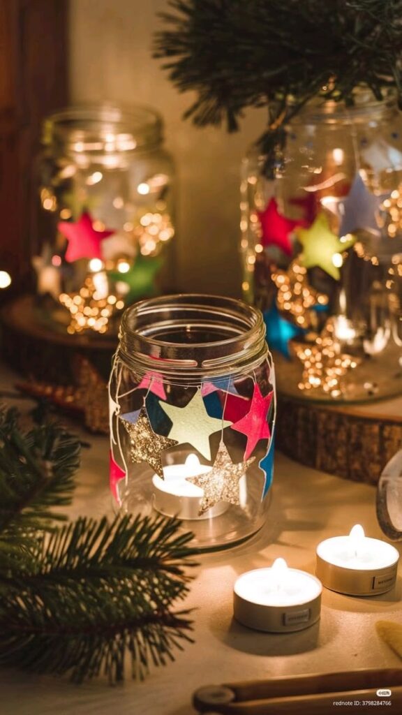 Seasonal Mason Jar Lantern