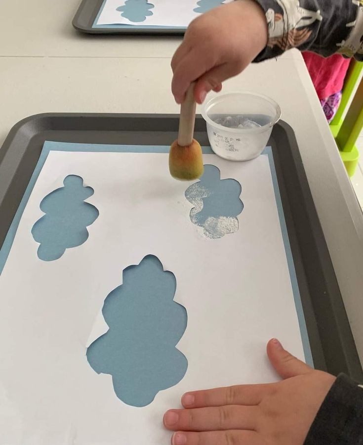 Sponge Cloud Painting