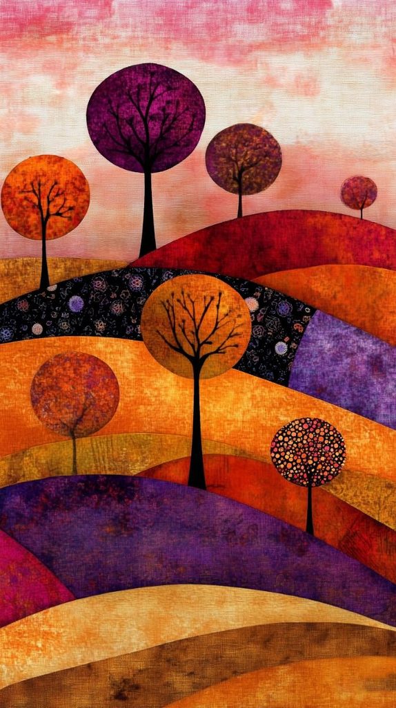 Abstract Autumn Landscape