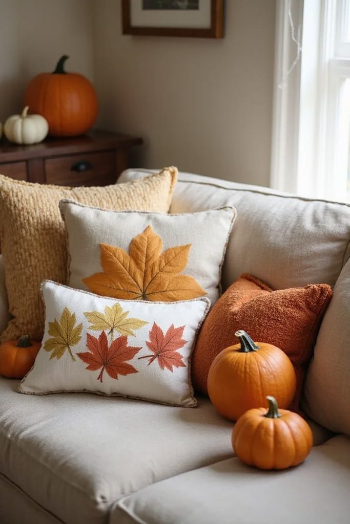 Add Seasonal Pillows