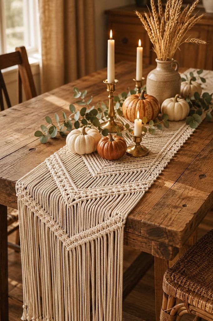 Add a Handmade Table Runner