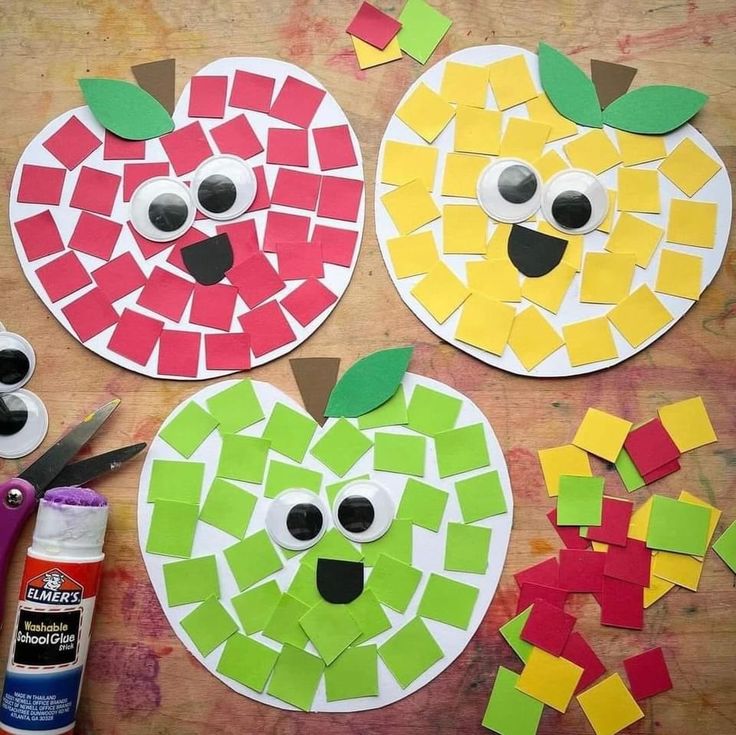 Apple Collage Craft