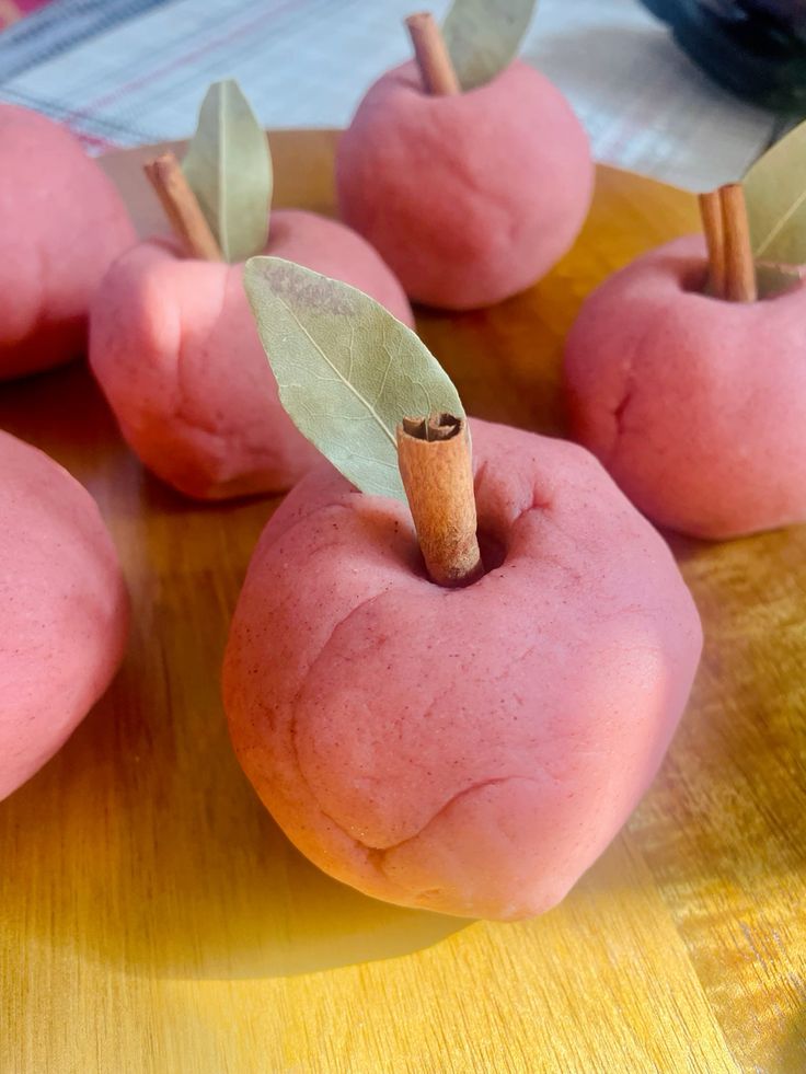 Apple Playdough Activity