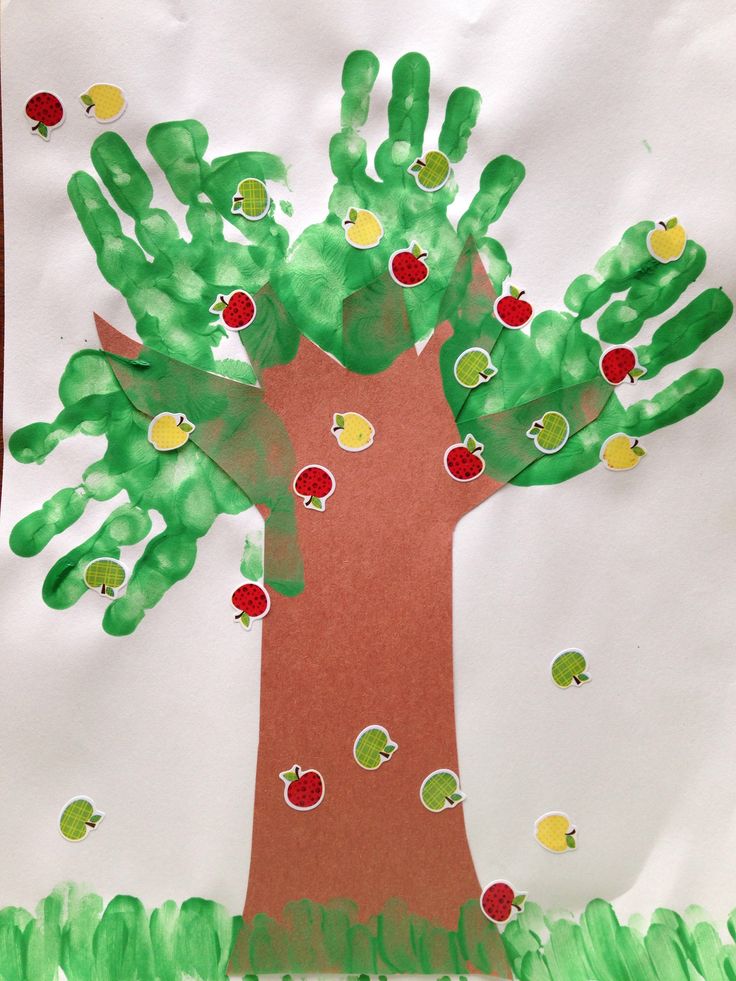 Apple Tree Handprint Craft