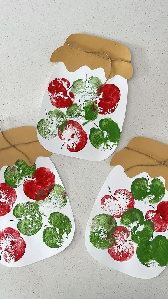Apple Stamping Craft