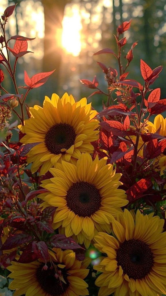 Autumn Sunflowers