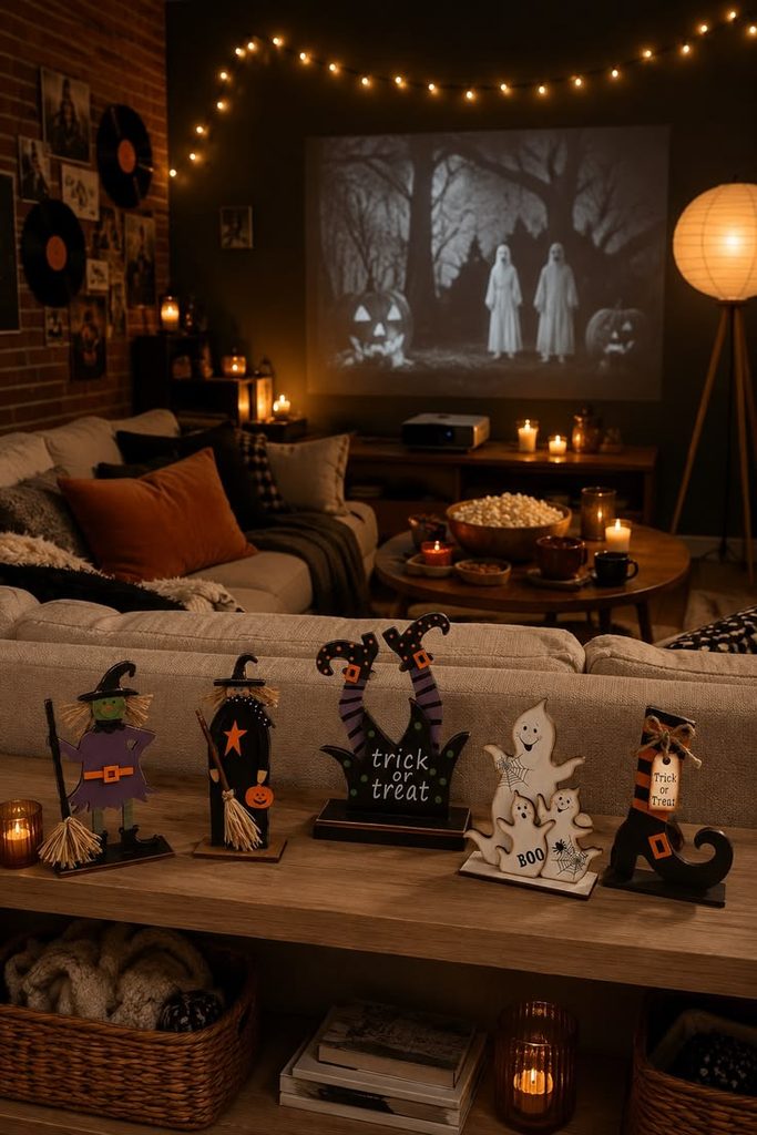 Create a Cozy Halloween Movie Area