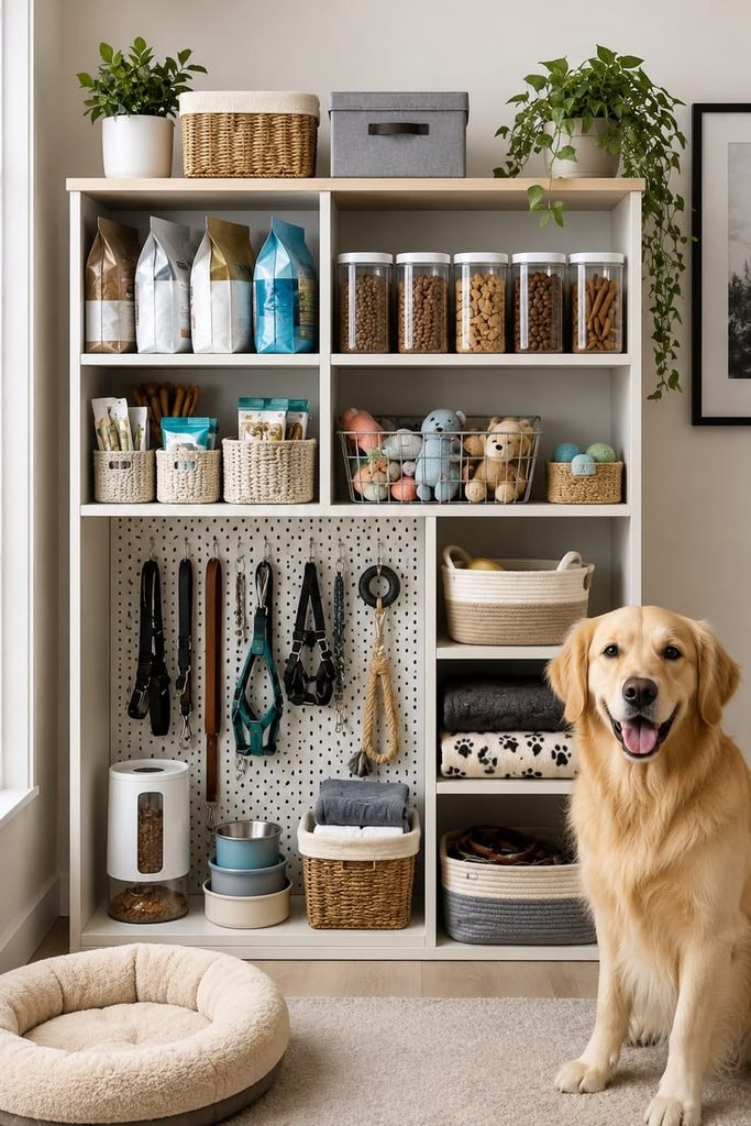 Create a Pet Essentials Station