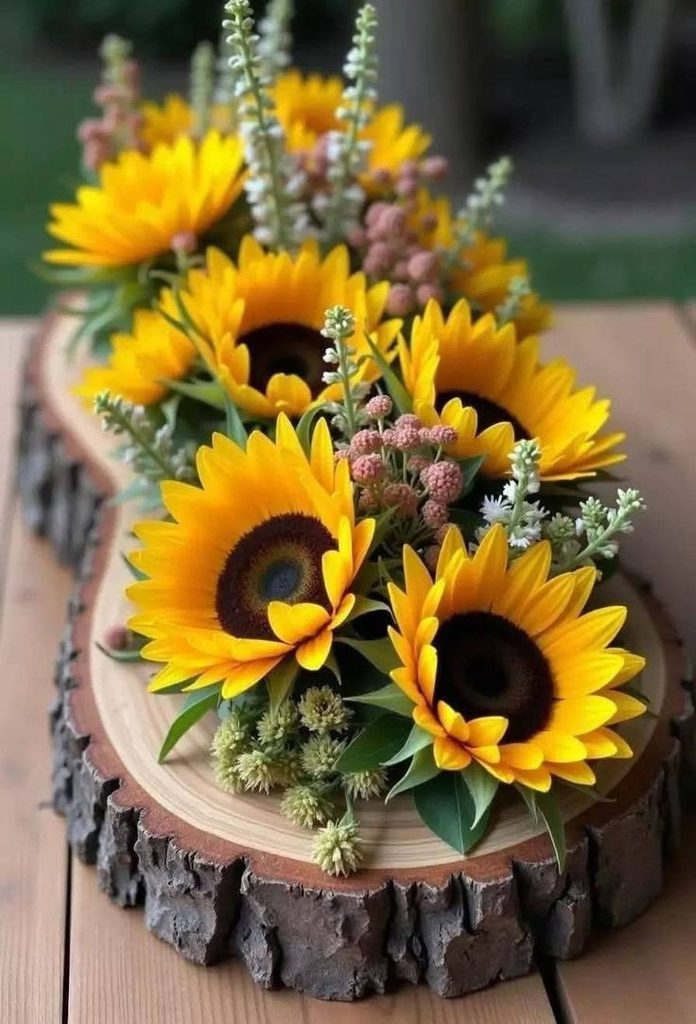 Decorate With Sunflowers