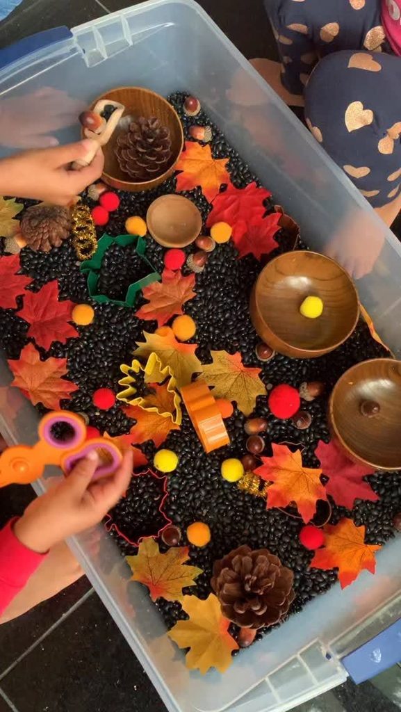 Easy Fall Sensory Activities for Toddlers and Preschoolers