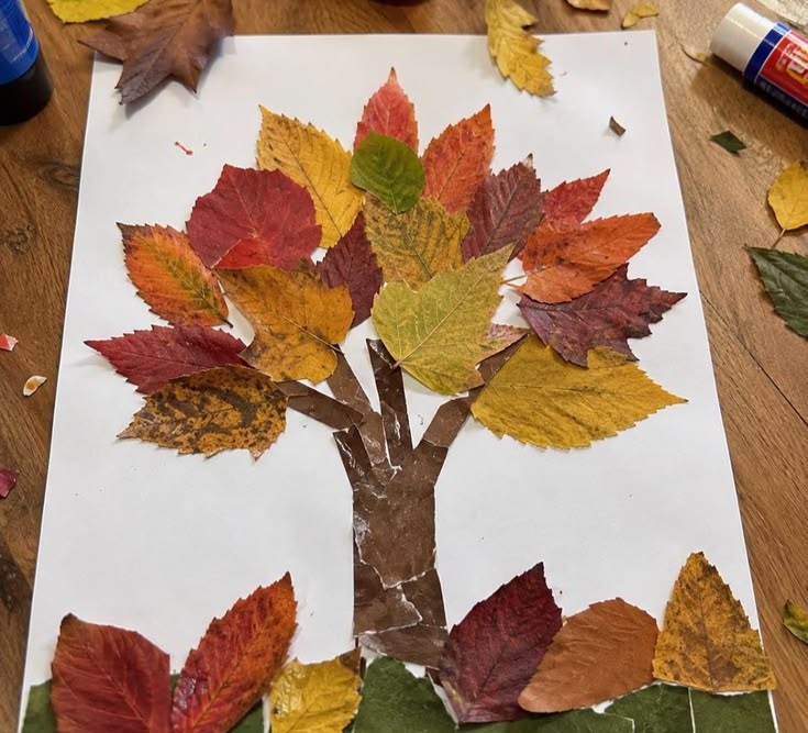  Leaf Collage Tree