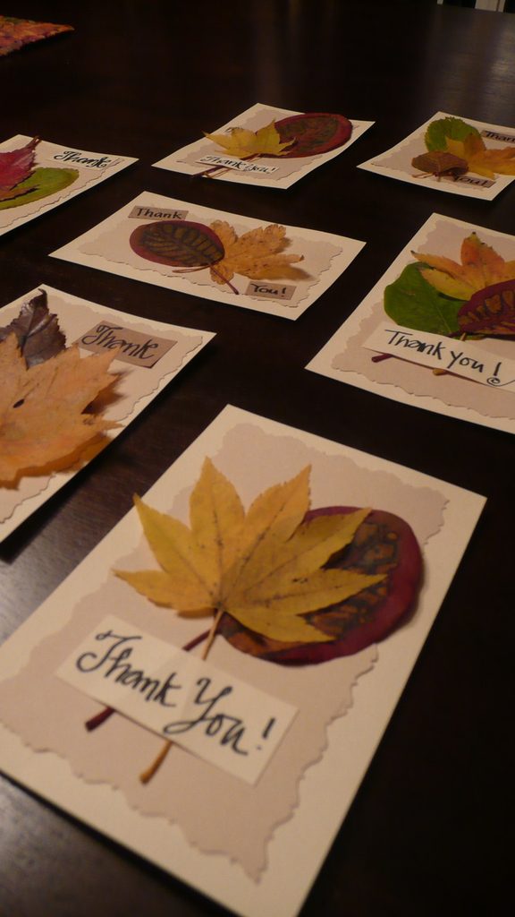 Leaf Greeting Cards