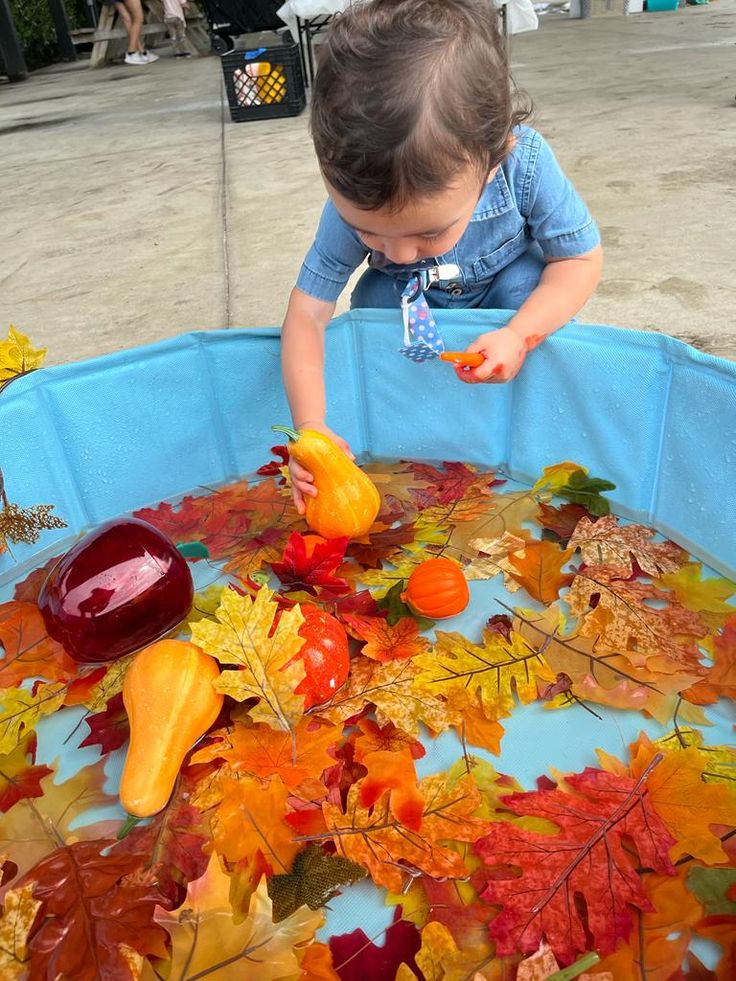 Make a Fall Water Play Station
