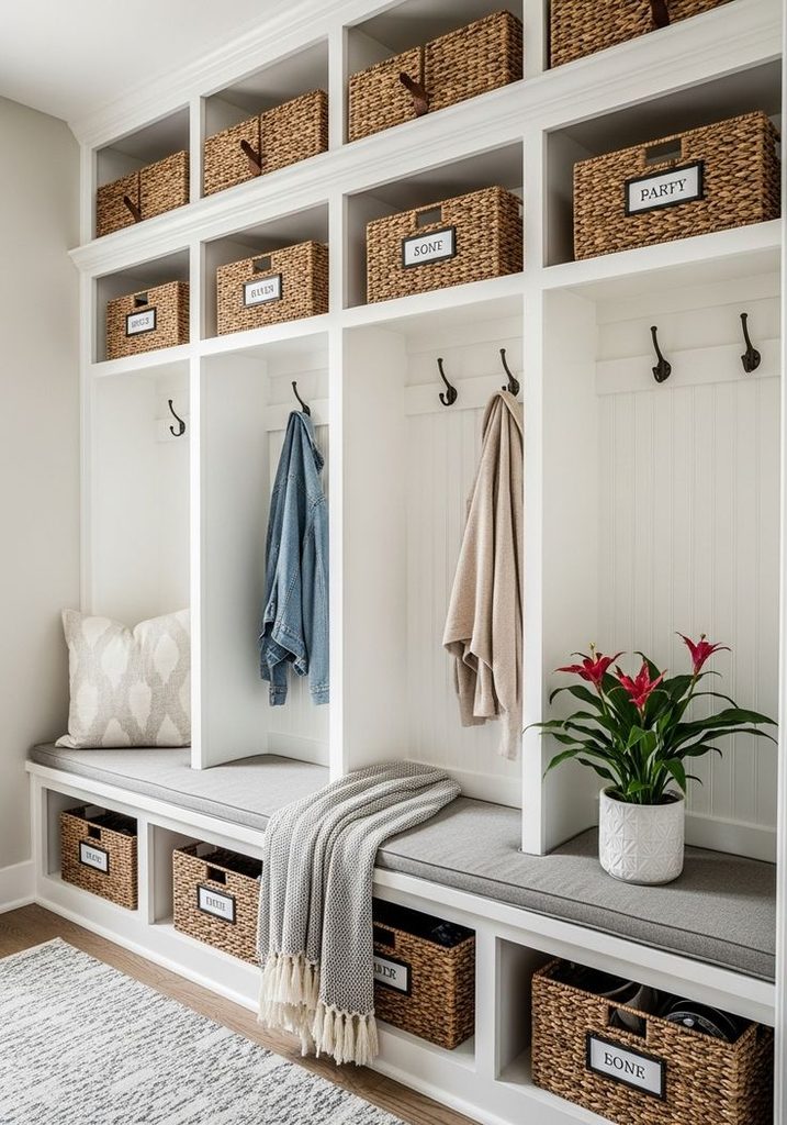 Mudroom Organization Ideas That Keep Shoes, Bags, and Jackets Under Control