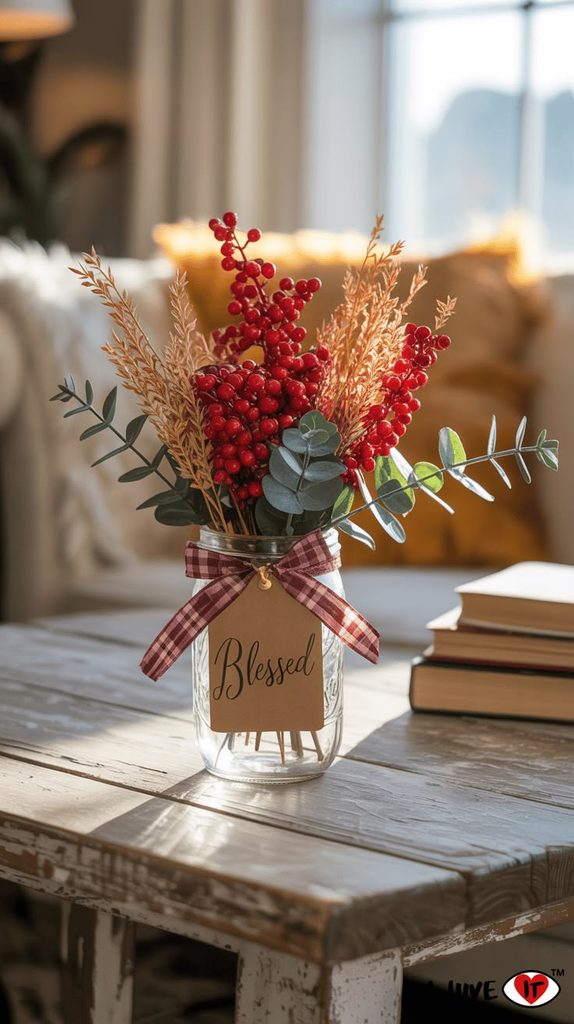 Use Mason Jars as Simple Vases