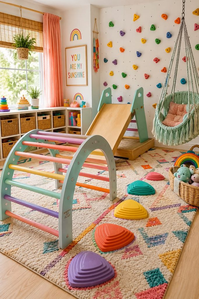 Add a Small Indoor Climbing or Movement Zone