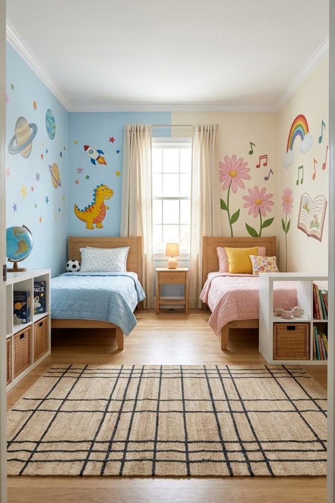 Balance Both Children's Decorating Preferences