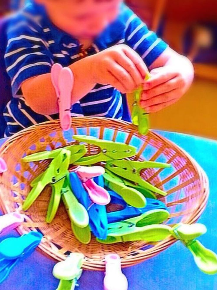 Clothespin Basket Activity