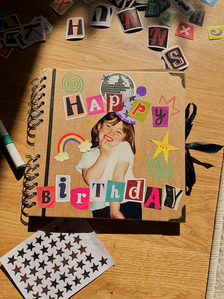Create a Birthday Scrapbook of Favorite Memories