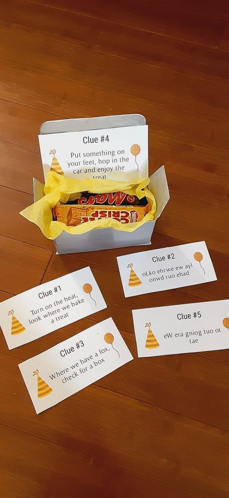 Create a Birthday Treasure Hunt