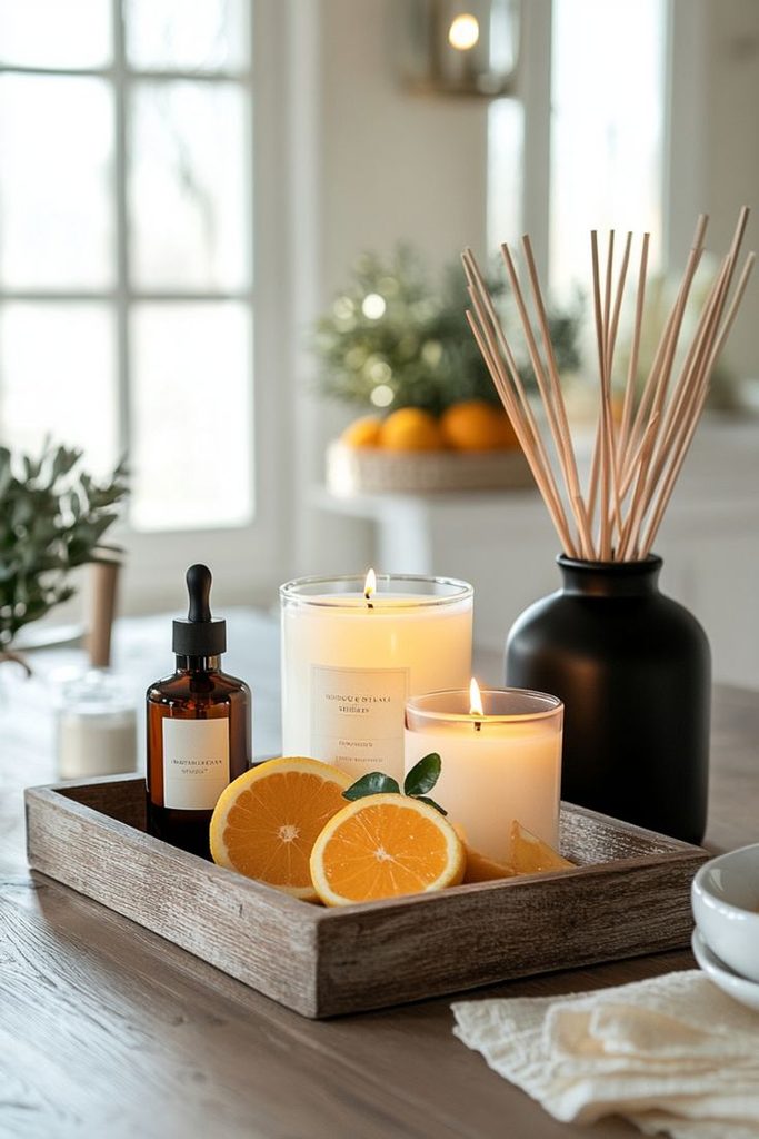 Decorate With Scented Candles and Diffusers