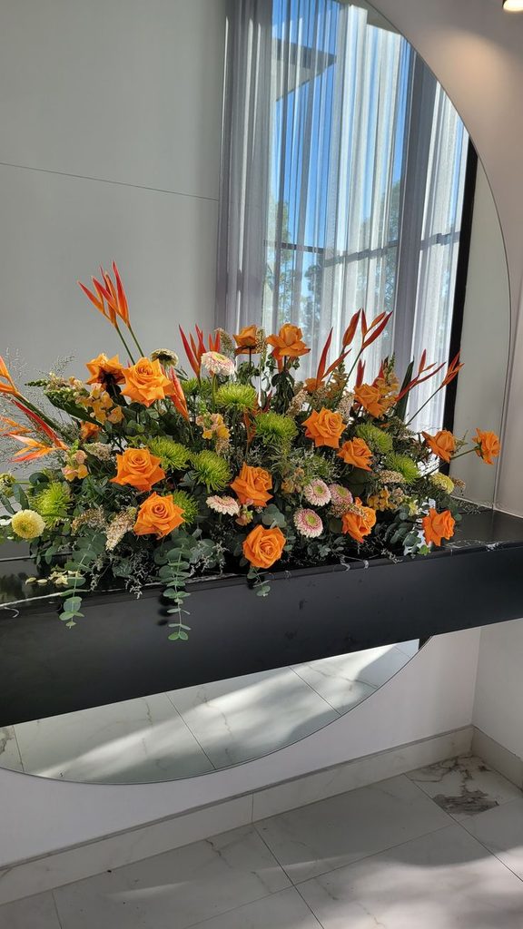 Display Fresh Flowers or Greenery