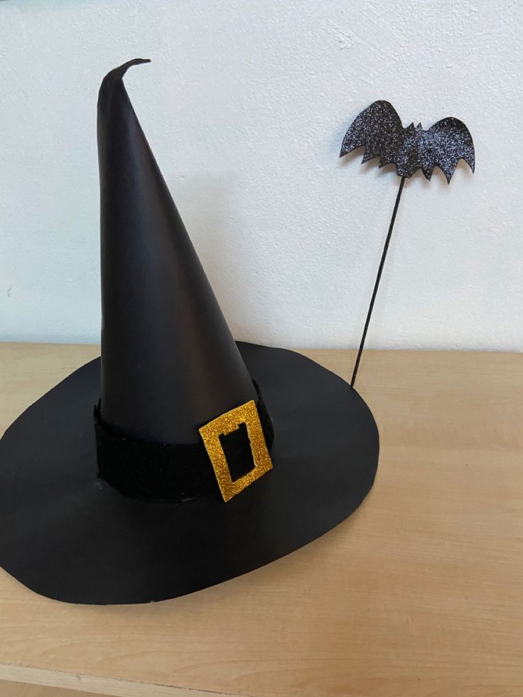 Folded Paper Witch Hats
