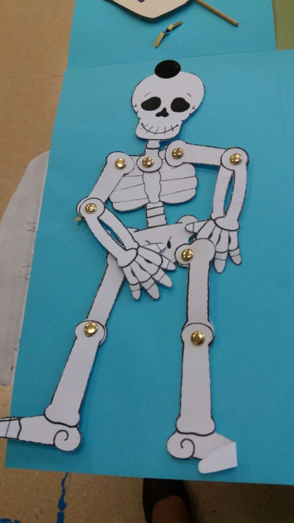 Paper Skeleton Puppet