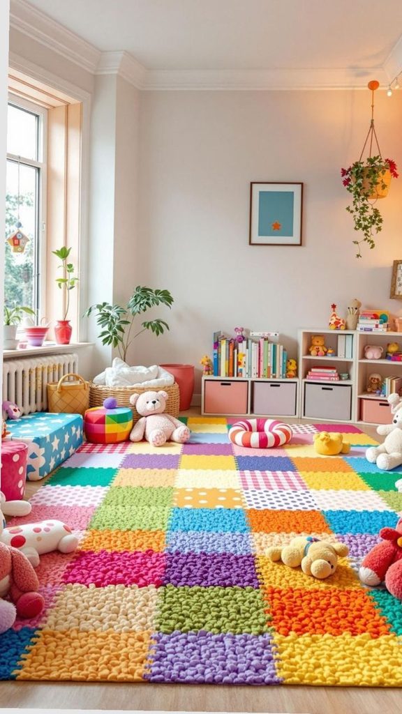 Use a Small Rug to Define the Play Zone